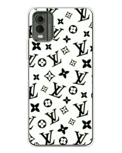 Чехол для Nokia C32 с картинкой «Монохромный хаос LV»