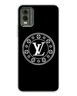 Чехол для Nokia C32 с картинкой «LV — печать стиля»