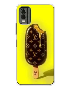 Чехол для Nokia C32 с картинкой «Мороженое от LV»