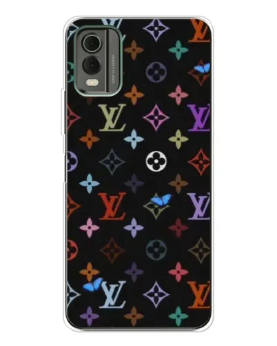Чехол для Nokia C32 с картинкой «Цветная монограмма LV» Чехол для Nokia C32 с картинкой «Цветная монограмма LV»