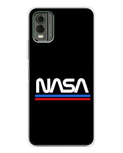 Чохол для Nokia C32 з картинкою «NASA — класика Red Blue»