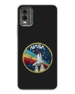 Чохол для Nokia C32 з картинкою «NASA — емблема місії»