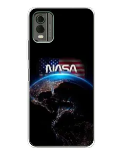 Чохол для Nokia C32 з картинкою «Земля з космосу NASA»