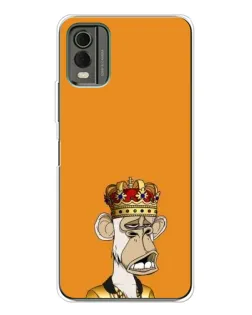 Чохол для Nokia C32 з картинкою «Золота мавпа Bored Ape» Чохол для Nokia C32 з картинкою «Золота мавпа Bored Ape»