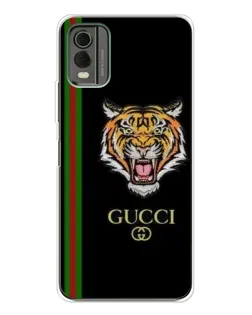 Чохол для Nokia C32 з картинкою «Тигр Gucci»