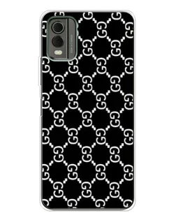 Чохол для Nokia C32 з картинкою «Gucci — сітчастий паттерн»