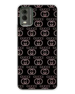 Чохол для Nokia C32 з картинкою «Класична монограма Gucci»