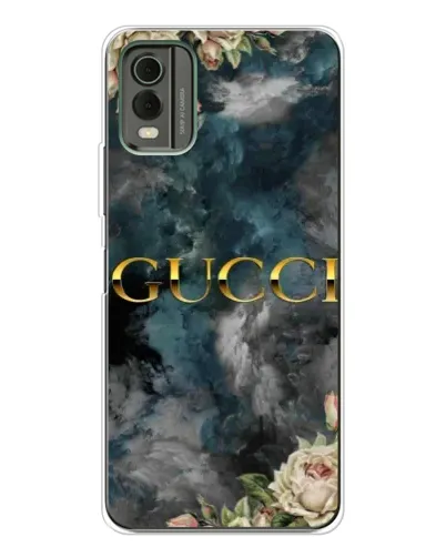 Чохол для Nokia C32 з картинкою «Абстрактні квіти Gucci» Чохол для Nokia C32 з картинкою «Абстрактні квіти Gucci»