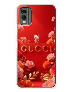 Чохол для Nokia C32 з картинкою «Gucci — золотий сад»