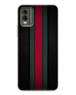 Чохол для Nokia C32 з картинкою «Gucci — неонова лінія»