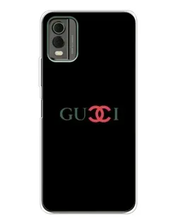 Чохол для Nokia C32 з картинкою «Gucci — червоний градієнт»