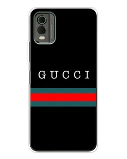 Чохол для Nokia C32 з картинкою «Gucci — червоний пояс»