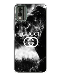 Чехол для Nokia C32 с картинкой «Gucci — дикая природа»