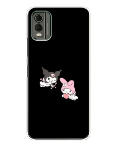 Чехол для Nokia C32 с картинкой «My Melody и Kuromi»
