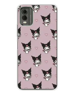 Чехол для Nokia C32 с картинкой «Kuromi — ночной сон»