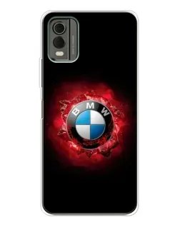 Чохол для Nokia C32 з картинкою «Логотип BMW — спалах»
