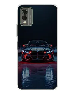 Чохол для Nokia C32 з картинкою «BMW на мокрій дорозі»