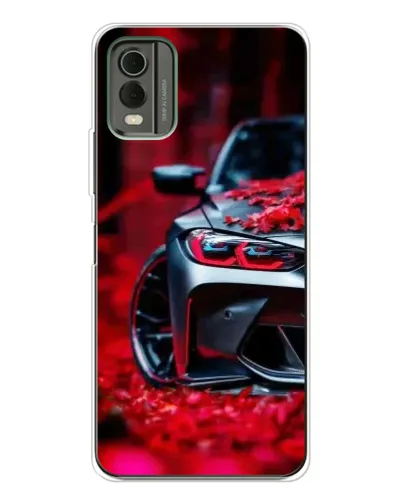 Чохол для Nokia C32 з картинкою «Спортивна BMW та квіти» Чохол для Nokia C32 з картинкою «Спортивна BMW та квіти»