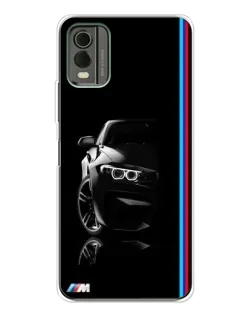 Чохол для Nokia C32 з картинкою «Силует BMW в темряві»