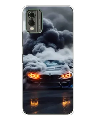 Чохол для Nokia C32 з картинкою «BMW у диму» Чохол для Nokia C32 з картинкою «BMW у диму»