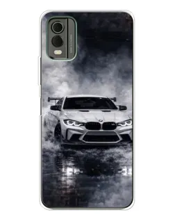 Чохол для Nokia C32 з картинкою «BMW крізь туман»