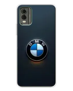 Чохол для Nokia C32 з картинкою «Логотип BMW — мінімалізм»