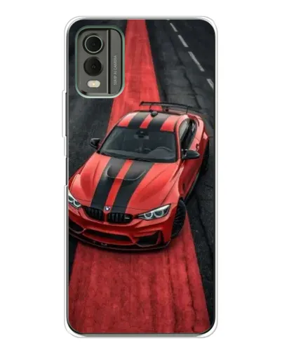 Чохол для Nokia C32 з картинкою «BMW на червоній доріжці» Чохол для Nokia C32 з картинкою «BMW на червоній доріжці»