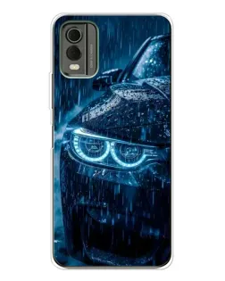 Чехол для Nokia C32 с картинкой «BMW под дождем» Чехол для Nokia C32 с картинкой «BMW под дождем»
