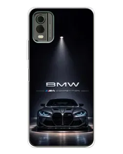 Чехол для Nokia C32 с картинкой «BMW сквозь ночной город» Чехол для Nokia C32 с картинкой «BMW сквозь ночной город»