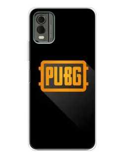 Чохол для Nokia C32 з картинкою «PUBG — рамка лого»