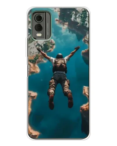 Чохол для Nokia C32 з картинкою «PUBG — вільне падіння» Чохол для Nokia C32 з картинкою «PUBG — вільне падіння»