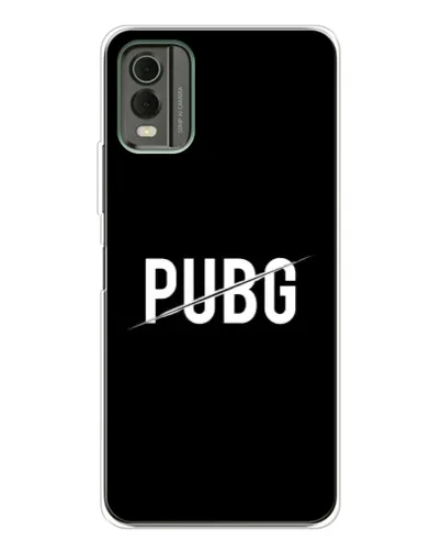 Чохол для Nokia C32 з картинкою «PUBG — білий логотип» Чохол для Nokia C32 з картинкою «PUBG — білий логотип»