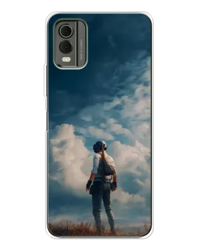 Чохол для Nokia C32 з картинкою «Герой PUBG на скелі» Чохол для Nokia C32 з картинкою «Герой PUBG на скелі»