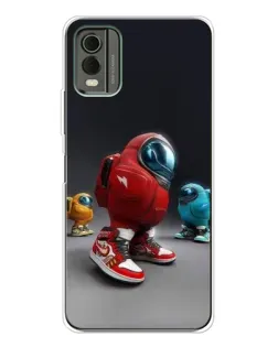 Чехол для Nokia C32 с картинкой «Among Us — 3D стиль» Чехол для Nokia C32 с картинкой «Among Us — 3D стиль»