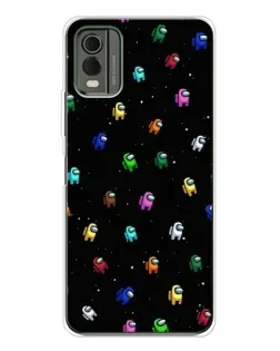 Чехол для Nokia C32 с картинкой «Экипаж Among Us» Чехол для Nokia C32 с картинкой «Экипаж Among Us»