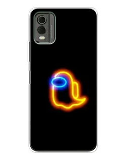 Чехол для Nokia C32 с картинкой «Among Us неоновое сияние» Чехол для Nokia C32 с картинкой «Among Us неоновое сияние»