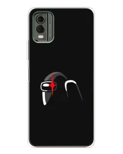 Чехол для Nokia C32 с картинкой «Among Us шлем» Чехол для Nokia C32 с картинкой «Among Us шлем»