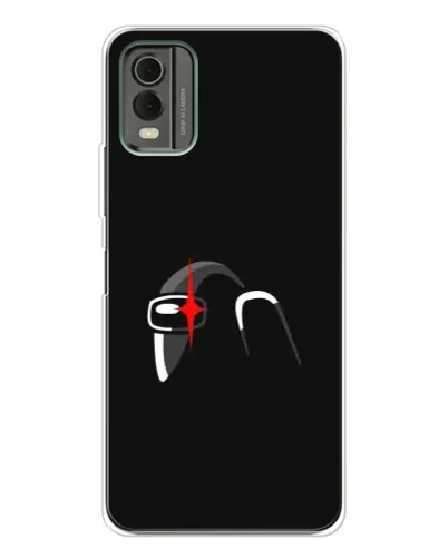 Чехол для Nokia C32 с картинкой «Among Us шлем»