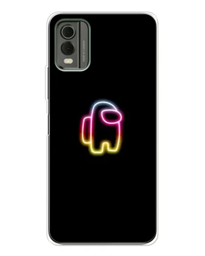 Чехол для Nokia C32 с картинкой «Among Us градиент»