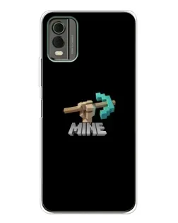 Чехол для Nokia C32 с картинкой «Алмазная кирка»