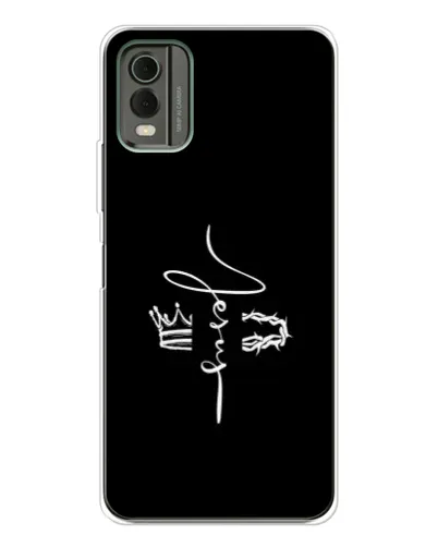 Чохол для Nokia C32 з картинкою «Король Слави Jesus»