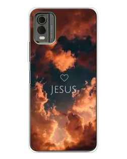 Чохол для Nokia C32 з картинкою «Сяйво Імені Jesus»