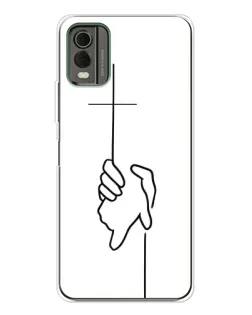 Чохол для Nokia C32 з картинкою «Рука тримає»