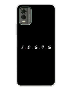 Чохол для Nokia C32 з картинкою «Крапки віри J.E.S.U.S.»