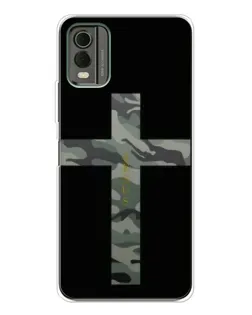 Чохол для Nokia C32 з картинкою «Мілітарі Хрест»