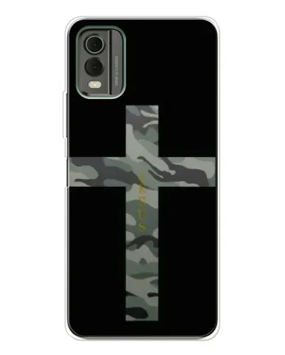 Чохол для Nokia C32 з картинкою «Мілітарі Хрест»