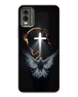 Чохол для Nokia C32 з картинкою «Голуб та Світло»