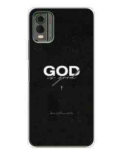 Чохол для Nokia C32 з картинкою «GOD — Бог над усім»
