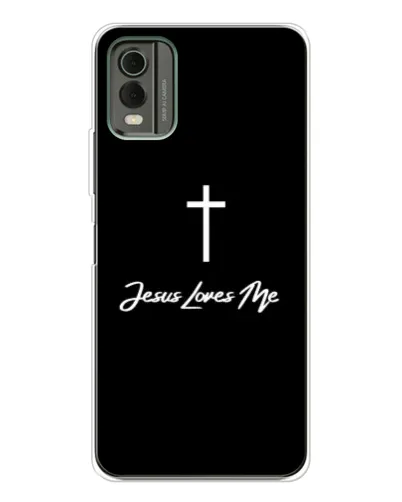 Чохол для Nokia C32 з картинкою «Ісус любить тебе»