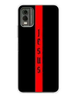 Чохол для Nokia C32 з картинкою «Червона лінія віри»